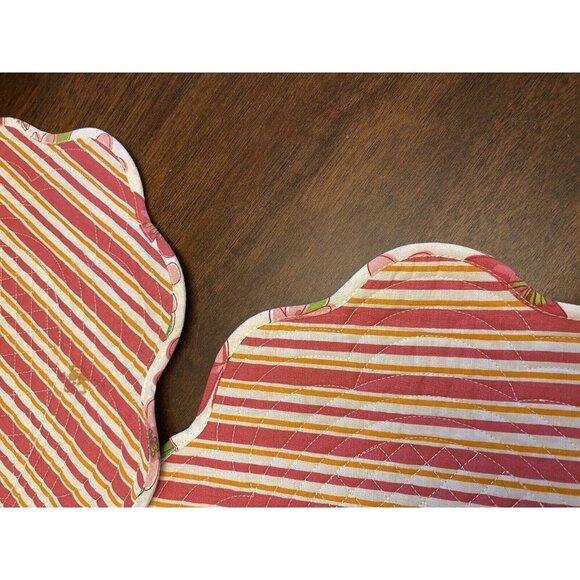 Kay Dee Designs Sarah's Garden Pink Floral 2 Napkins 2 Placemats - Picture 6 of 14